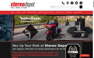 Stereo Depot San Diego website