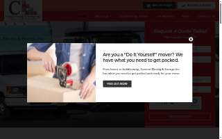 Cannon Moving & Storage website