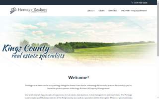Heritage Realtors & Property Management website
