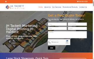 JH Tackett Marketing Ilc of Lemoore website