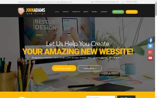 John Adams Web Design of Lemoore website