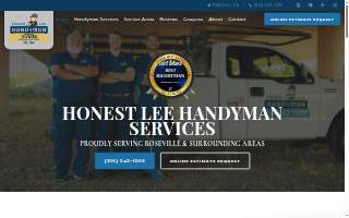 Honest Lee Handyman Services of Lincoln website
