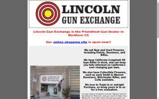 Lincoln Gun Exchange website