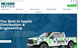 NexGen Septics of Lincoln website