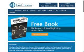 Law Office of Seth L. Hanson website