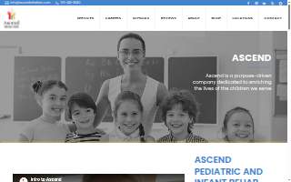 Ascend Rehab Services website