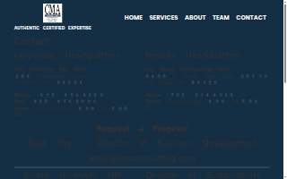 CMA Consulting website