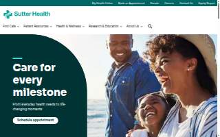 Sutter Health of Livermore website