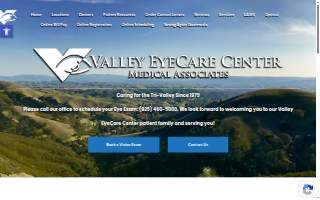 Valley EyeCare Center Medical Associates of Livermore website