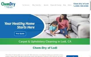 Chem-Dry of Lodi website