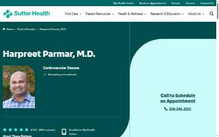 Harpreet Parmar, M.D. website