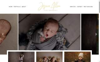 Jesica Allen Photography website