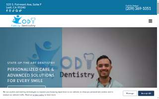 Lodi Family Dentistry website