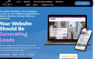 Make Waves Design of Lodi website