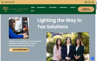 Valley Accounting Firm website