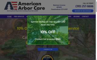 American Arbor Care of Lomita website