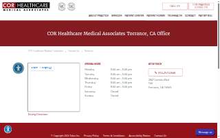 COR Healthcare Medical Associates of Lomita website