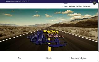 Harbor Tires and Auto Services website