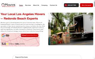 Movers of Redondo Beach website