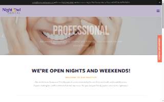 Night Owl Dental website