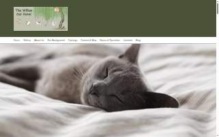 The Willow Cat Hotel website
