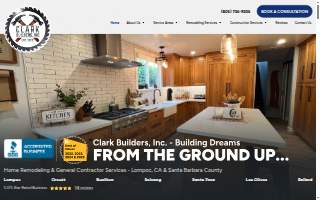 Clark Builders, Inc. website