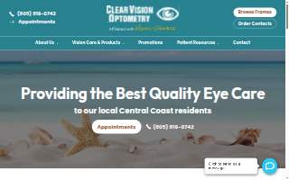 Clear Vision Optometry website