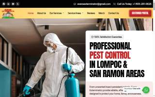 Evans exterminator website