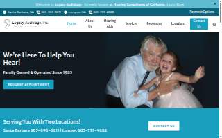 Legacy Audiology Inc website