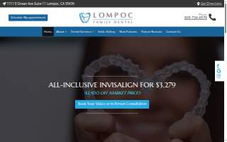 Lompoc Family Dental website