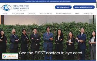 Beach Eye Medical Group - Long Beach website