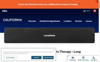 California Rehabilitation and Sports Therapy - Los Altos website