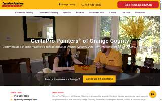 CertaPro Painters of Huntington Beach website