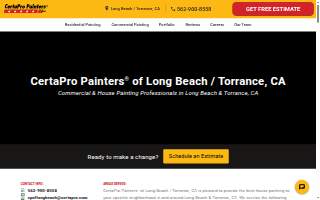 CertaPro Painters of Long Beach / Torrance website