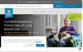 Comfort Keepers of Long Beach website