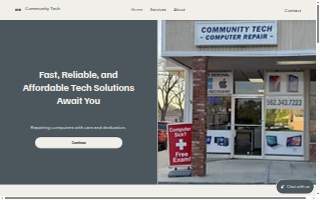 Community Tech iPhone Computer Repair website