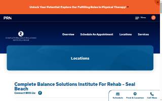 Complete Balance Solutions - Seal Beach website