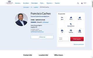 Farmers Insurance - Francisco Cacheo website