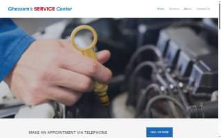 Ghassem's Service Center website