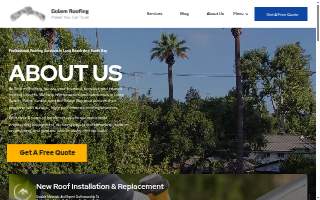 Golem Roofing website