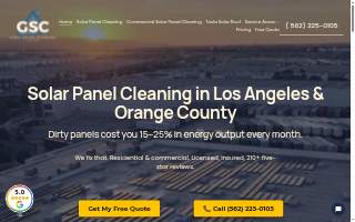 Guru Solar Cleaning LLC website