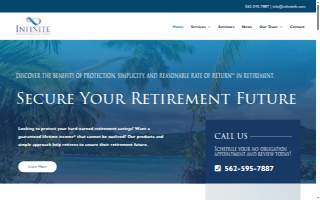 Infinite Insurance & Financial Services website