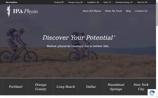 IPA Physio Long Beach website