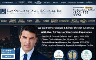 Law Offices of David Chesley website