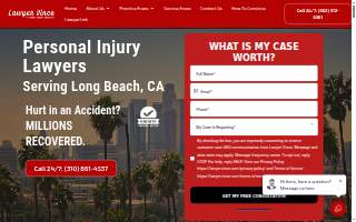 Lawyer Vince - Long Beach Accident & Injury Attorney website