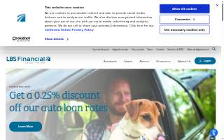 LBS Financial Credit Union website