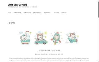 Little Bear Daycare website