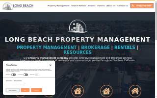 Long Beach Property Management website