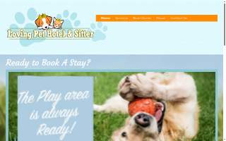 Loving Pet Hotel website