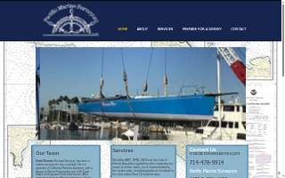 Pacific Marine Surveyors of Long Beach website